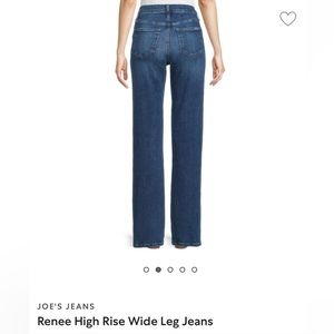 Joe's Jeans hIgh Renee rise wide leg denim blue size 29
